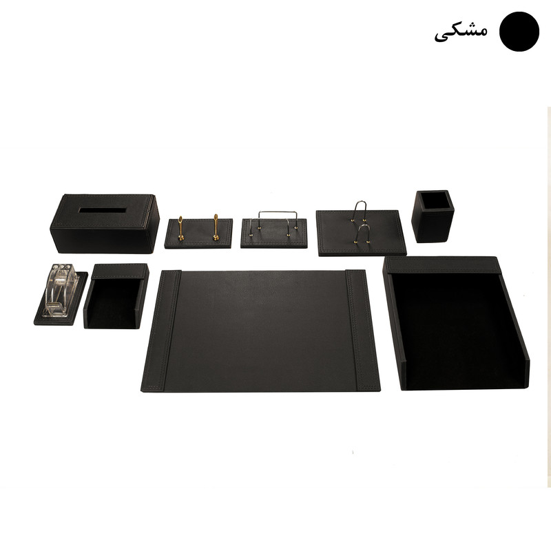 ست لوازم اداری رومیزی مدل V901 مجموعه 9 عددی ست لوازم اداری رومیزی مدل V901 مجموعه 9 عددی