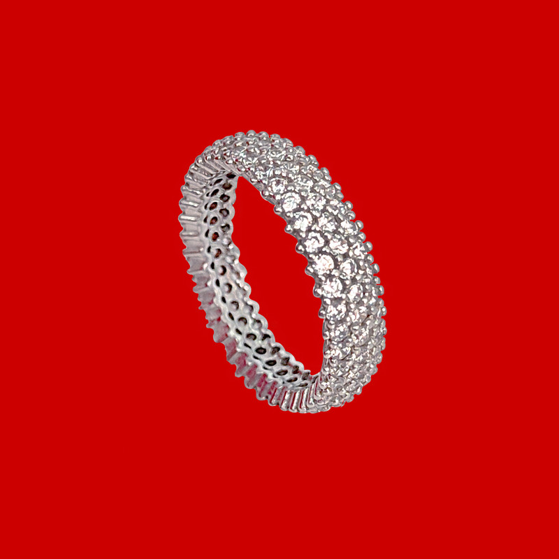 انگشتر نقره زنانه مدل پرنسس کد NG3714 انگشتر نقره زنانه مدل پرنسس کد NG3714