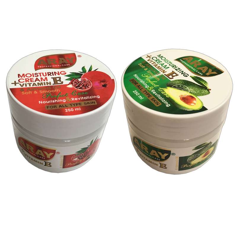 کرم مرطوب کننده آرای مدل آووکادو و انار حجم 250 میلی لیتر مجموعه 2 عددی