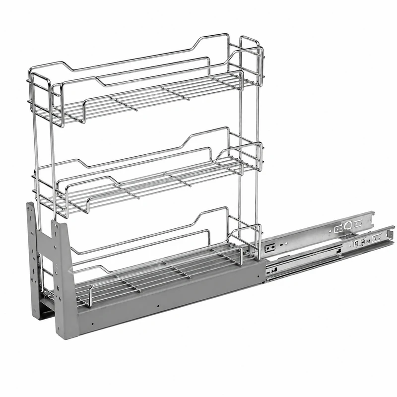 استند جا ادویه ای آدلان مدل ریل کف سه طبقه A370