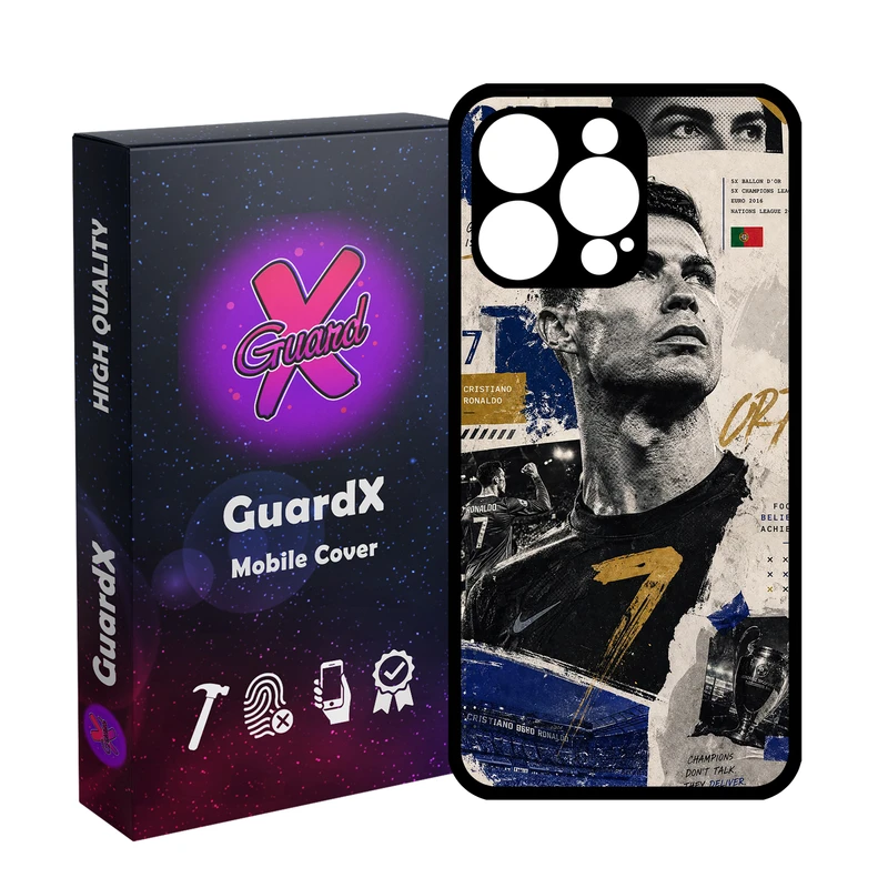 کاور گارد ایکس طرح CR7 مدل 11096 مناسب برای گوشی موبایل اپل iPhone 15 Pro Max