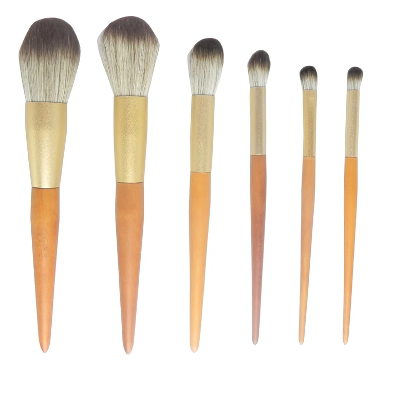 ست براش آرایشی کد 0043 بسته 6 عددی