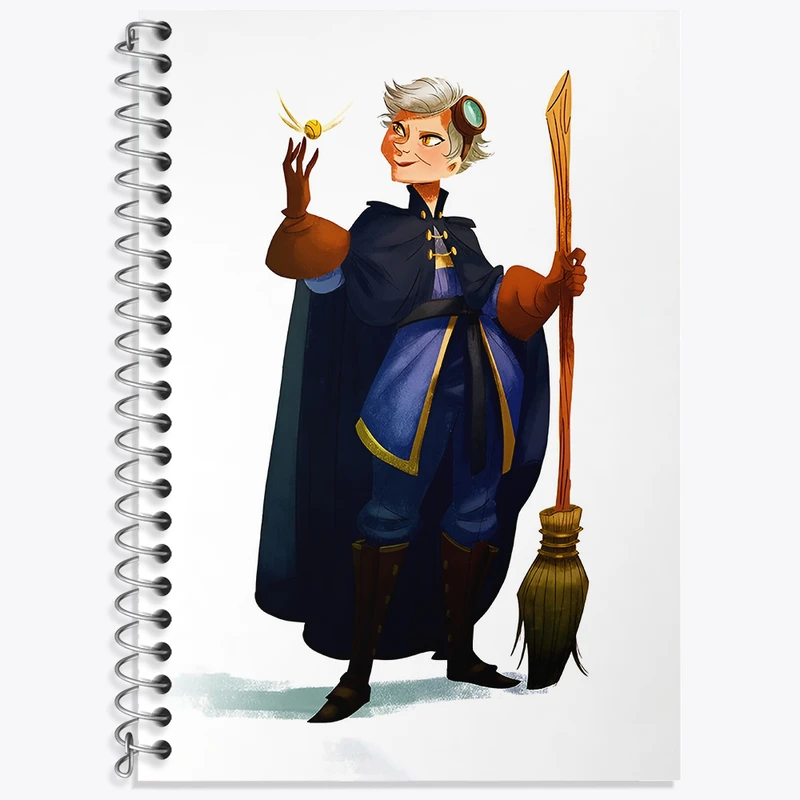 دفتر لغت 50 برگ خندالو طرح رولاندا هوچ هری پاتر (Harry Potter) کد N2461