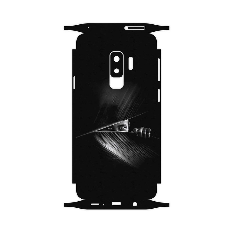برچسب پوششی ماهوت مدل Black Portrait-FullSkin مناسب برای گوشی موبایل سامسونگ Galaxy S9 Plus