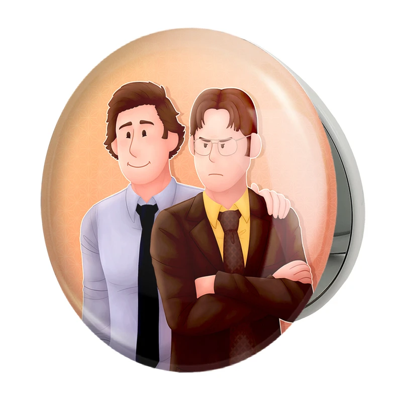 آینه جیبی خندالو طرح سریال آفیس The Office مدل تاشو کد 10225 