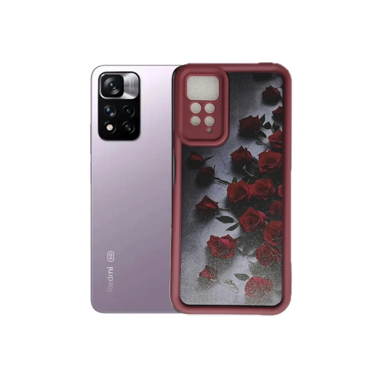 کاور طرح رز مناسب برای گوشی موبایل شیائومی Redmi Note11 pro 4g