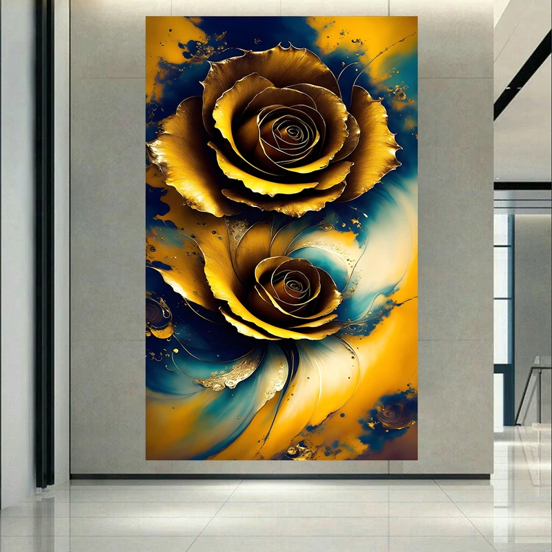  پوستر طرح مخمل گل مدل رز کد AR302479