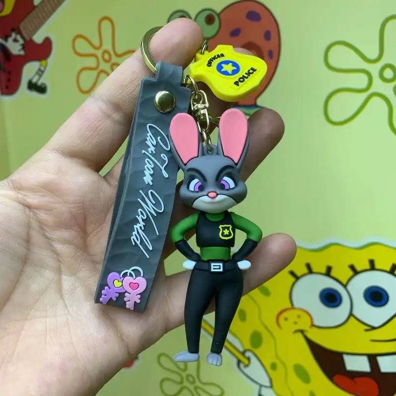 جاکلیدی مدل سیلیکونی طرح خرگوش پلیس