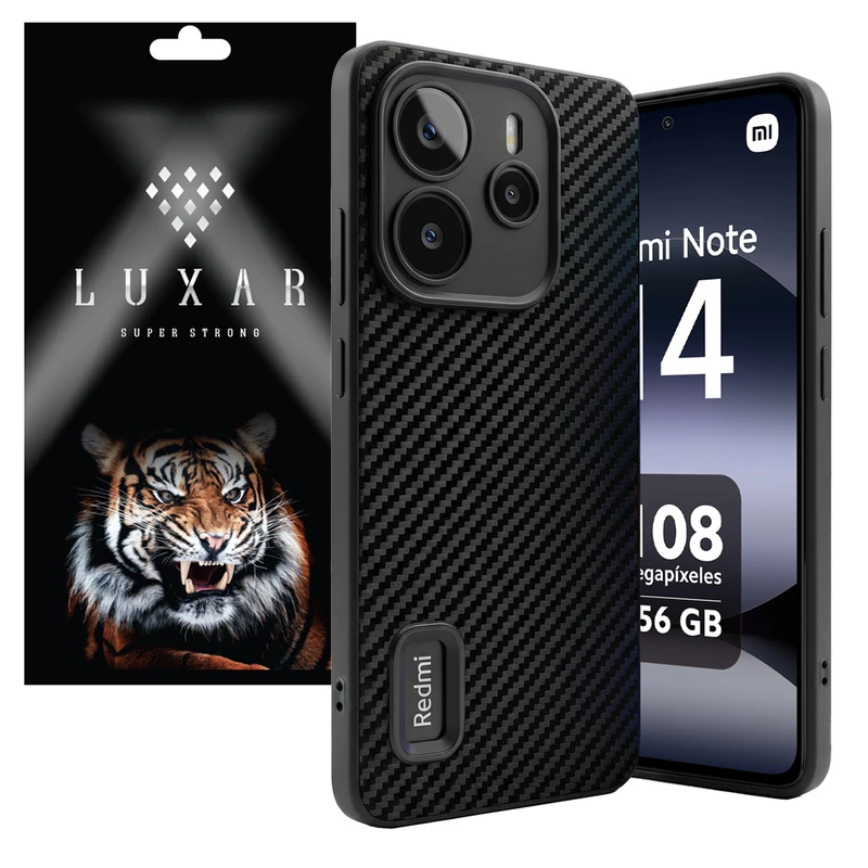 کاور لوکسار مدل note14 _Carbon Line مناسب برای گوشی موبایل شیائومی Note 14 4G