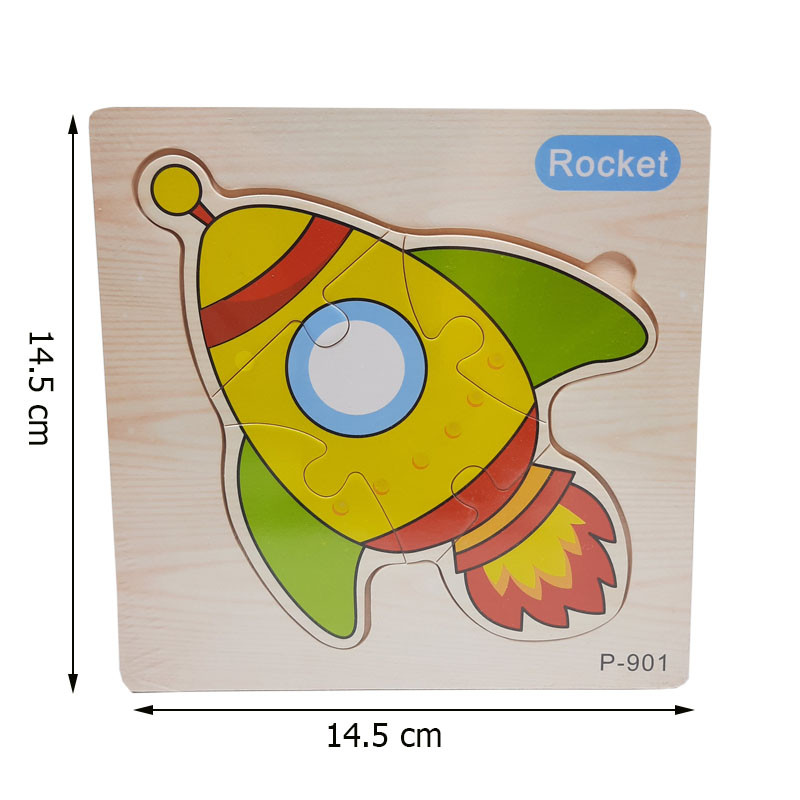 پازل آموزشی مدل جورچین موشک