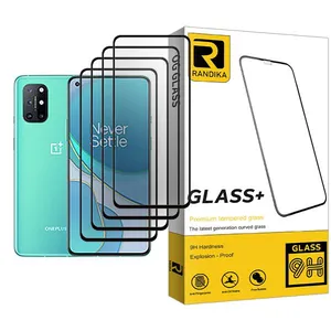 Randika Glass MIX004 Screen Protector For OnePlus 8T Pack Of 4