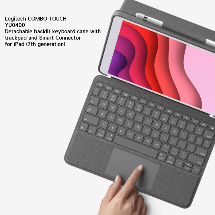 کیبورد مخصوص تبلت لاجیتک مدل Combo Touch YU0040