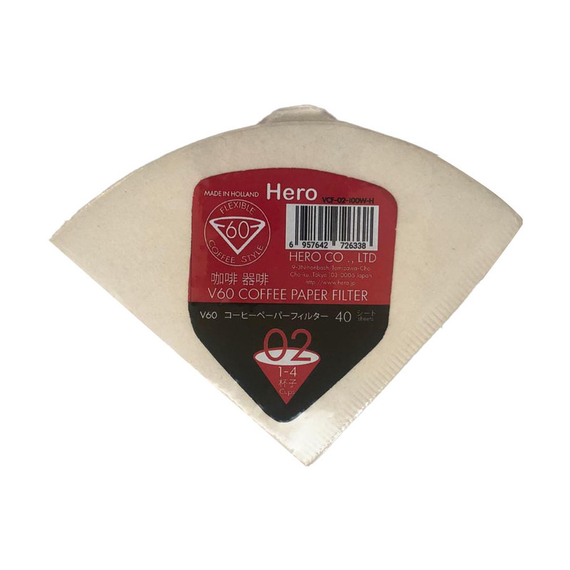 فیلتر قهوه مدل V60_02 مجموعه 40 عددی فیلتر قهوه مدل V60_02 مجموعه 40 عددی