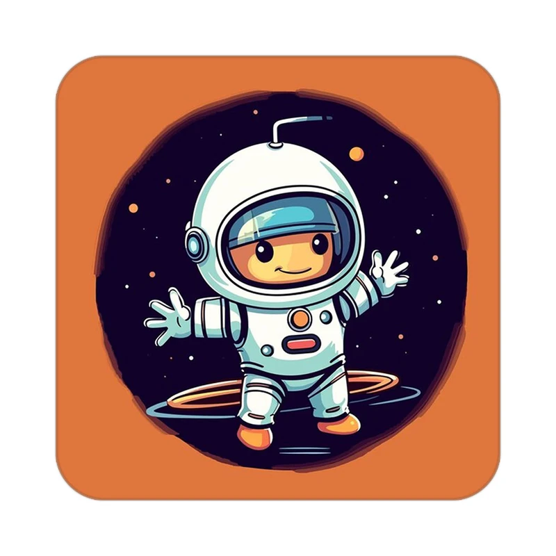 زیر لیوانی کاکتی طرح فضانورد مدل mp46171