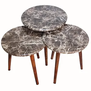 میز عسلی مدل WOT3503 مجموعه 3 عددی