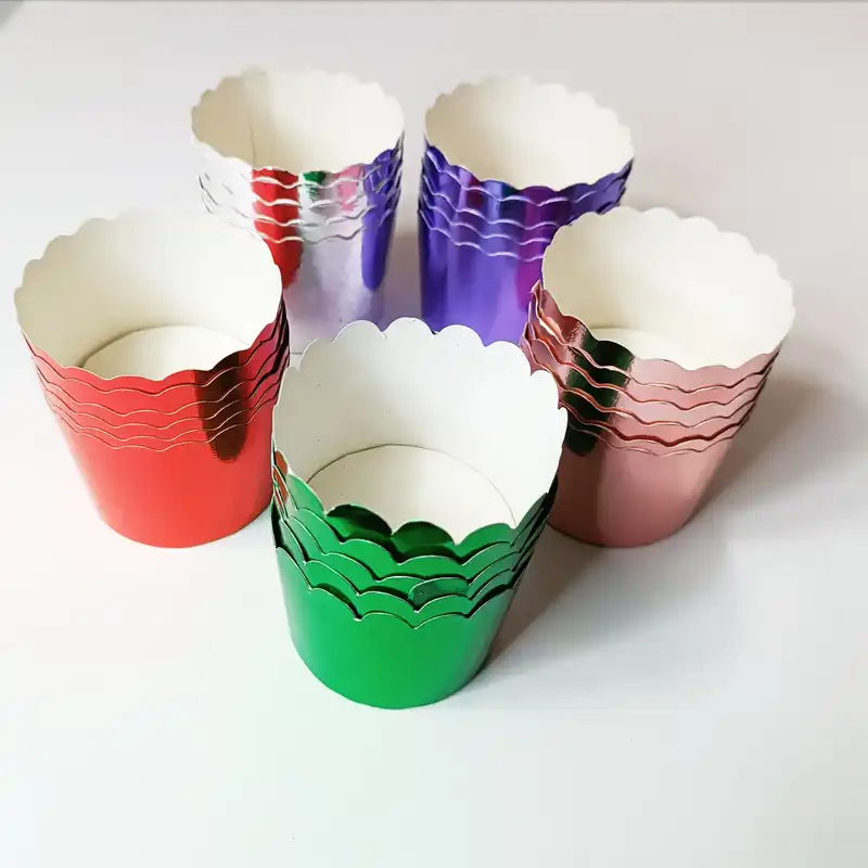 قالب کیک یزدی مدل کپسول کاپ کیک مجلسی بسته 25 عددی