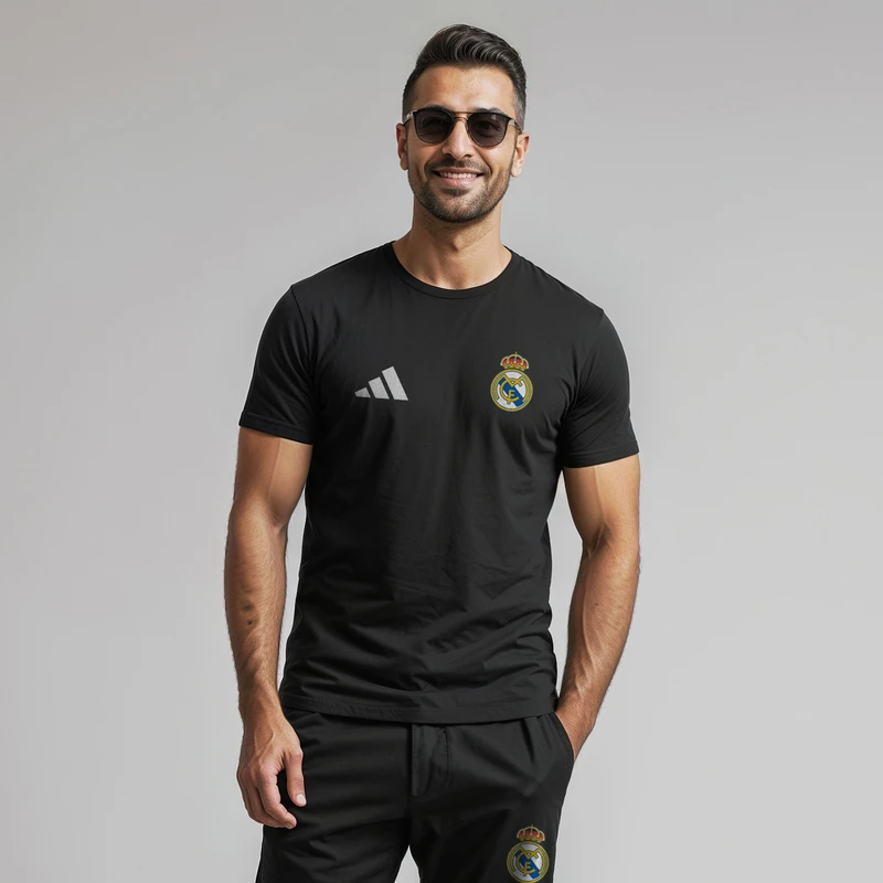 تی شرت آستین کوتاه مردانه مدل 140311 طرح بارسلونا