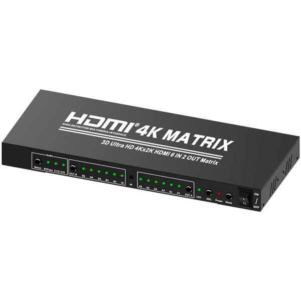 سوئیچ 6 به 2 HDMI مدل TC-HMX-62