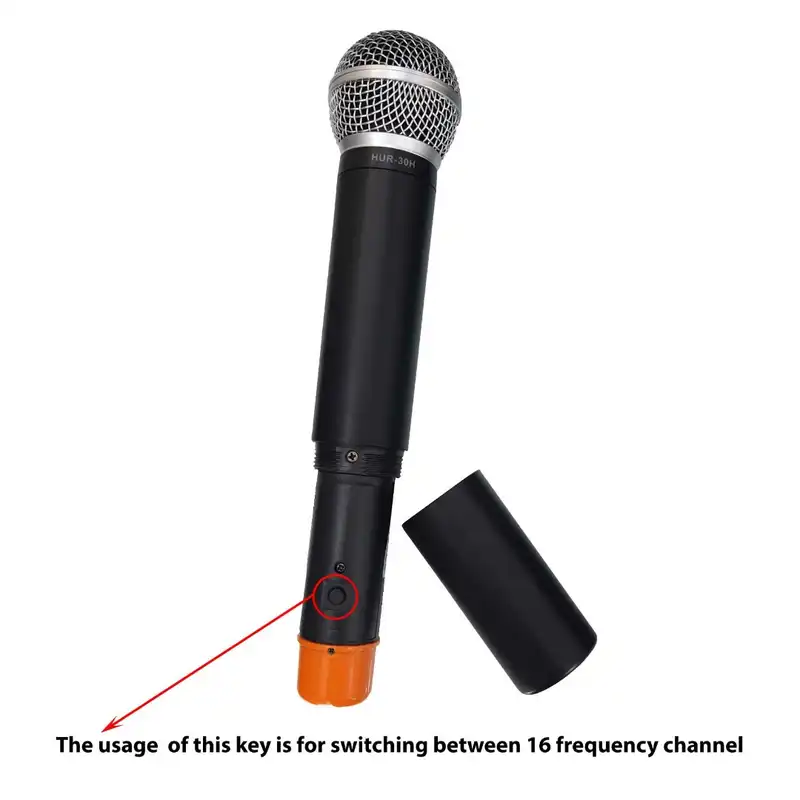 میکروفن بی سیم پی وی سیستم مدل HUR301