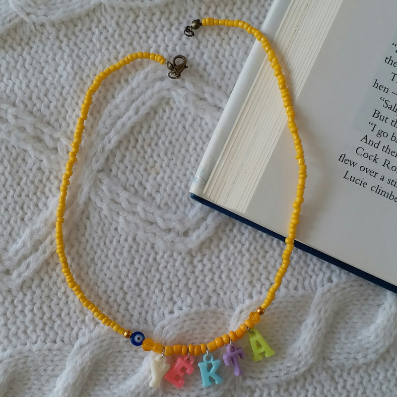 گردنبند دخترانه مدل تابستانی یکتا کد G225