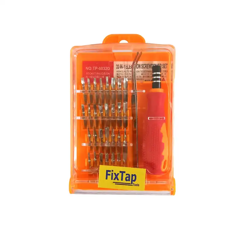 پیچ گوشتی موبایلی فیکس تاپ تولز مدل FIX-32 مجموعه 32 عددی