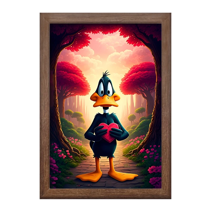 تابلو خندالو طرح دافی داک (Daffy Duck) کد F11754