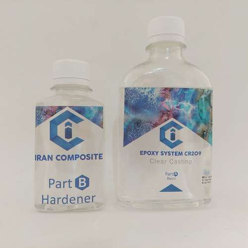  رزین اپوکسی مدل CR209 حجم 360 میلی لیتر به همراه هاردنر 