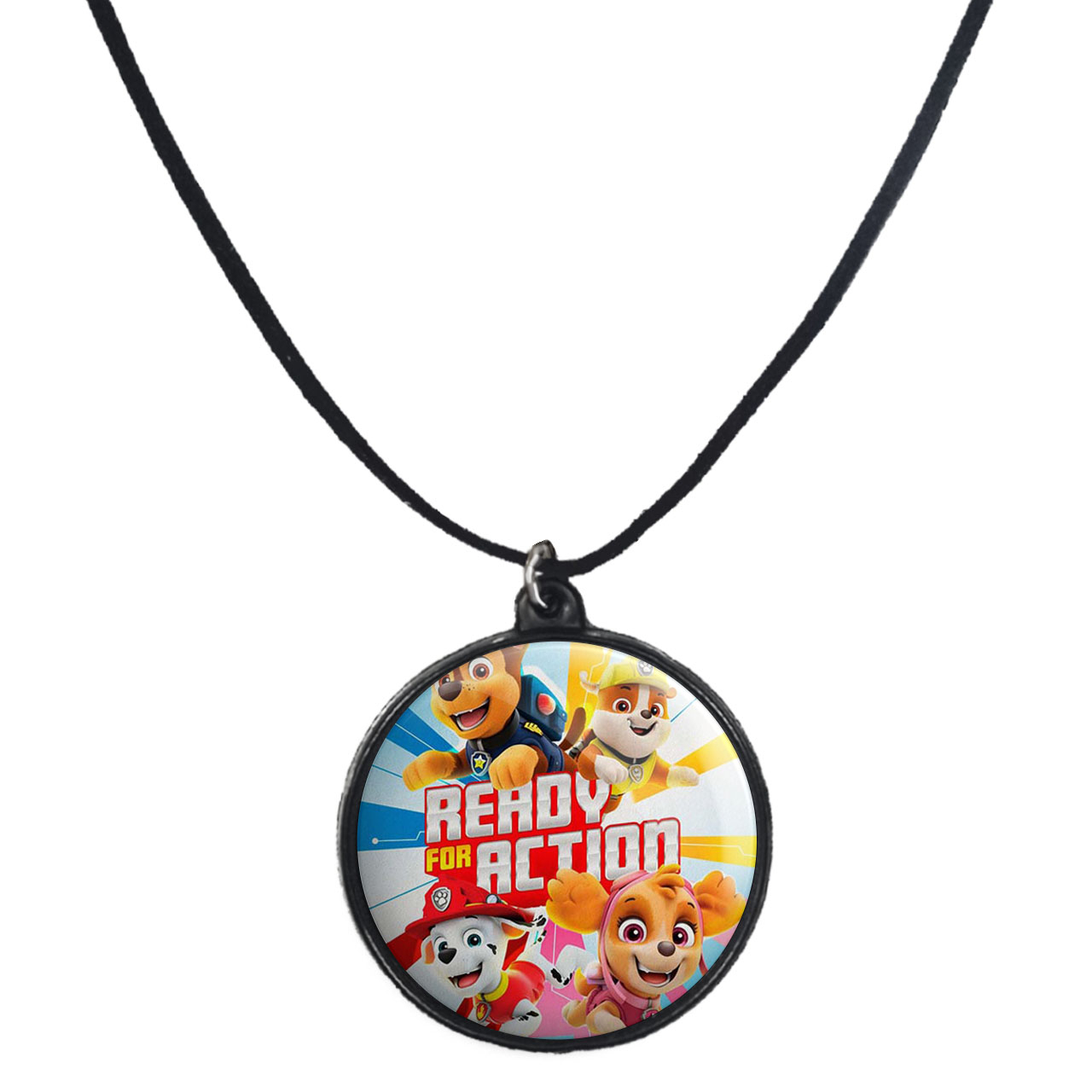 گردنبند پرمانه طرح سگ های نگهبان کد pmb.222 مدل دو طرفه