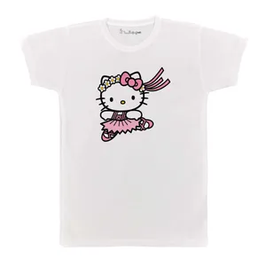 تی شرت بچگانه پرمانه طرح Kitty کد pmt.2388