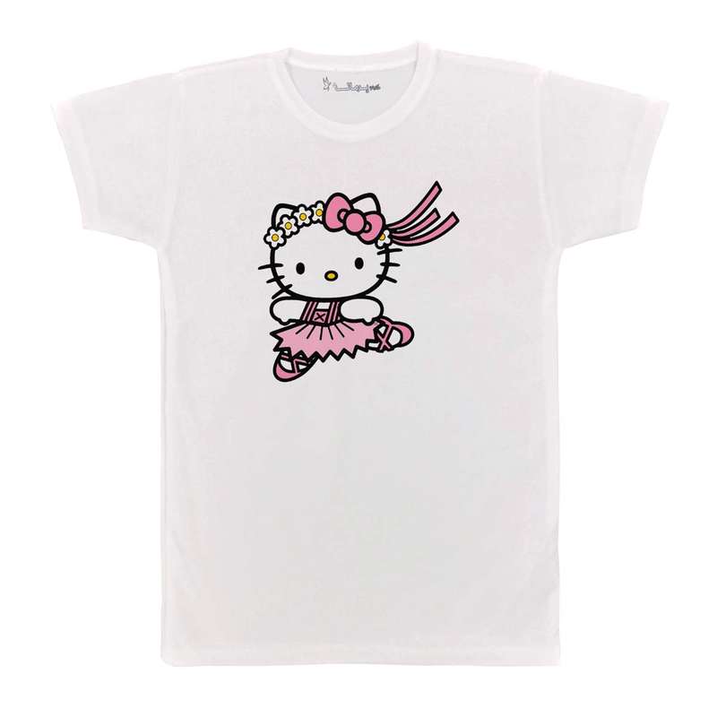 تی شرت بچگانه پرمانه طرح Kitty کد pmt.2388