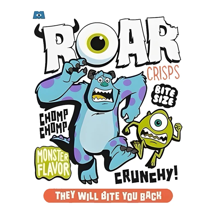 استیکر پارچه و لباس پاد آفرین مدل کارتونی کد S1278