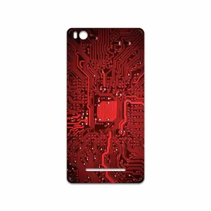 MAHOOT Red Printed Circuit Board Cover Sticker for Xiaomi Mi 4i