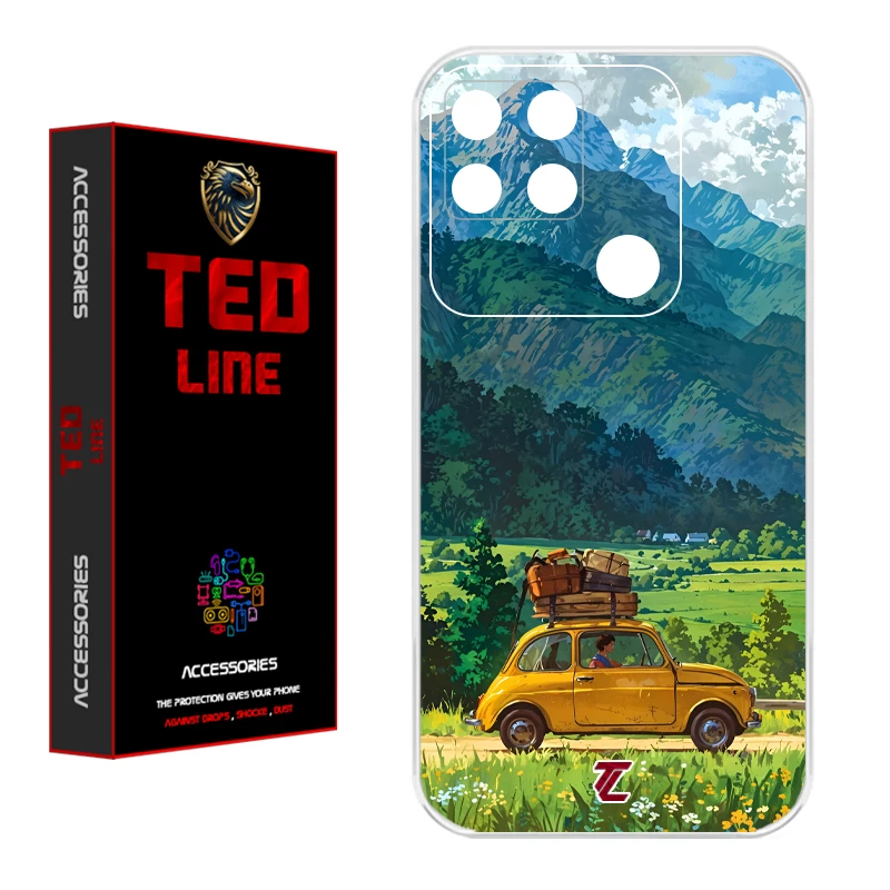 کاور تدلاین طرح سفر کد 1165 مناسب برای گوشی موبایل شیائومی Redmi 10A / 9C