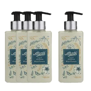 مایع دستشویی بس2 مدل Lovely Flowers حجم 500 میلی لیتر سته 4 عددی 