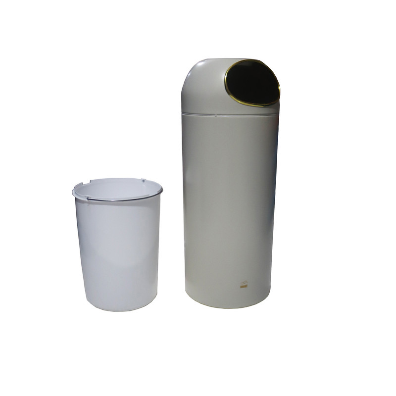 سطل زباله بهازکالا مدل کنار سالنی کد  YPKR-MAT-14L-70CM