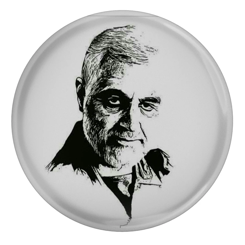 مگنت مدل S12590 طرح سردار شهید حاج قاسم سلیمانی
