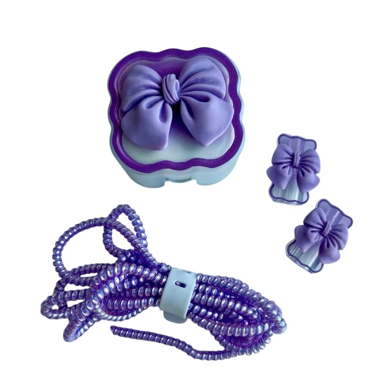 محافظ کابل طرح فانتزی مدل Chipx به همراه محافظ شارژر دیواری مجموعه 5 عددی