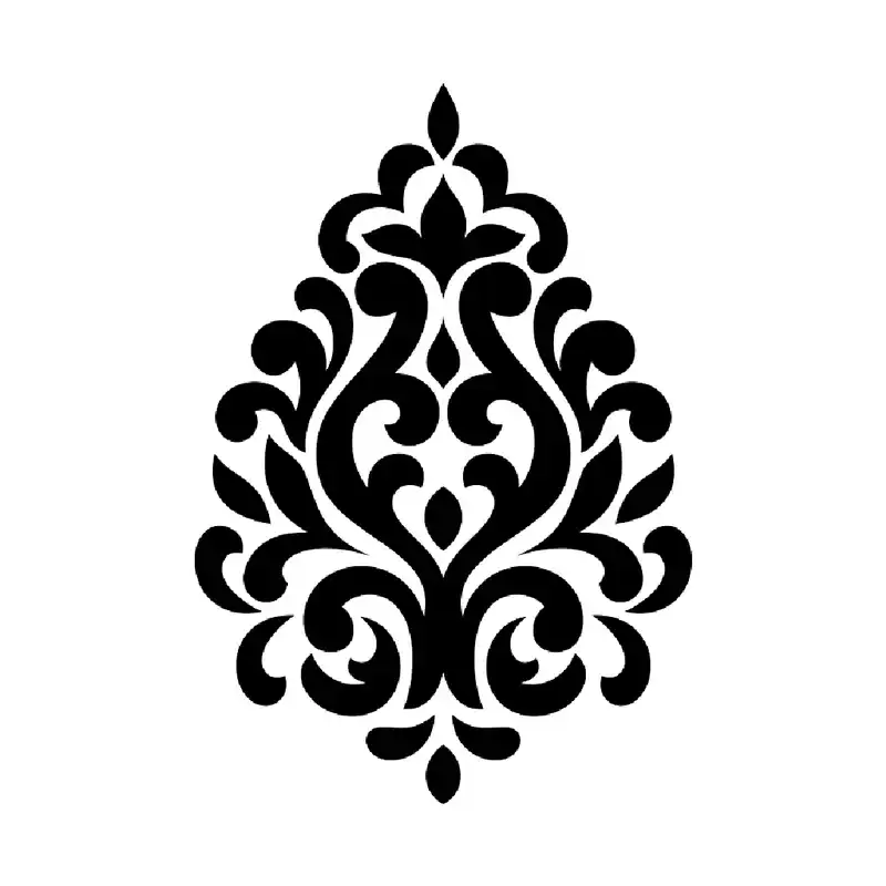 شابلون باتیس آرت طرح تذهیب کد 50-152