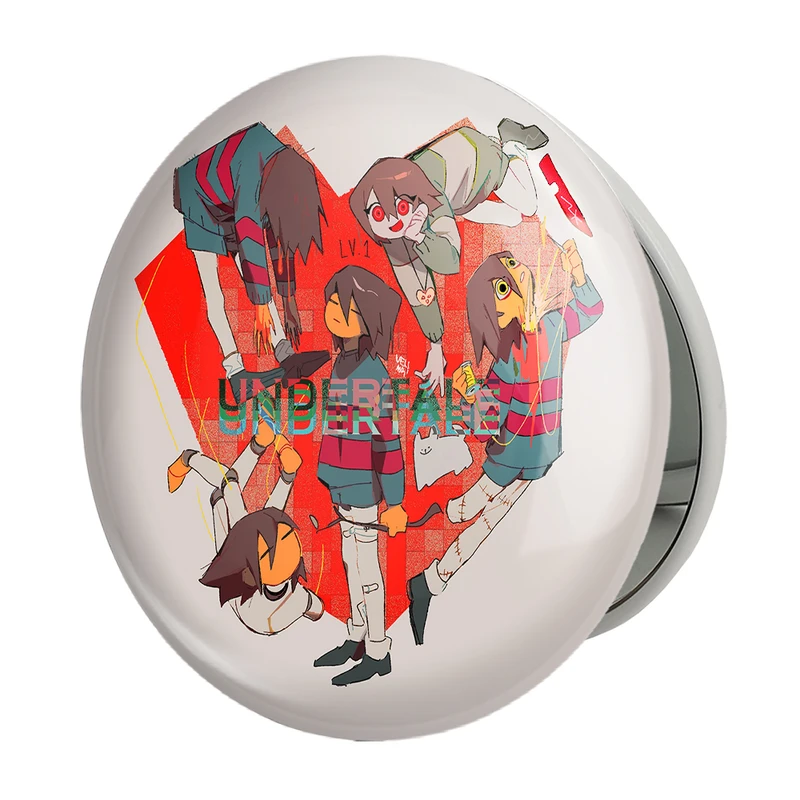 آینه جیبی خندالو طرح بازی آندرتیل (Undertale) مدل تاشو کد 31725