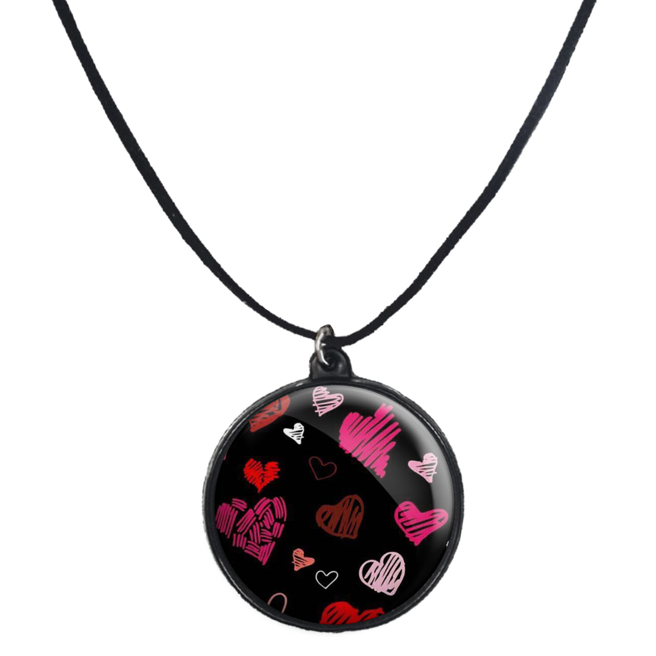 گردنبند پرمانه طرح عاشقانه کد pmb.1280 مدل دو طرفه