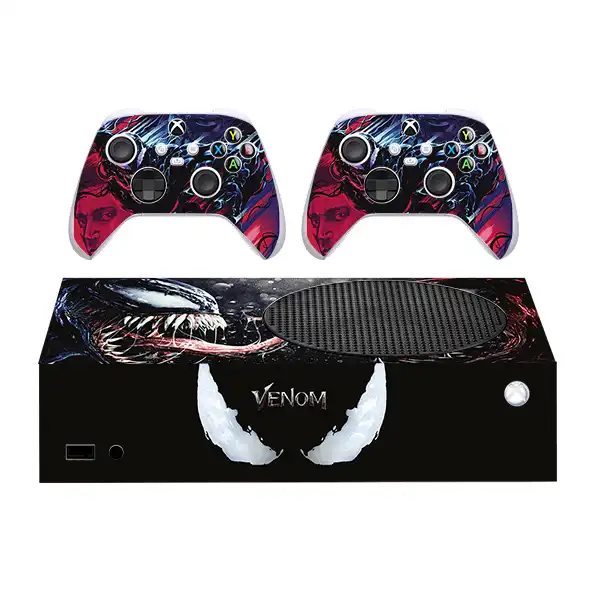 برچسب کنسول بازی ایکس باکس series s مدل Venom کد 4 مجموعه 4 عددی
