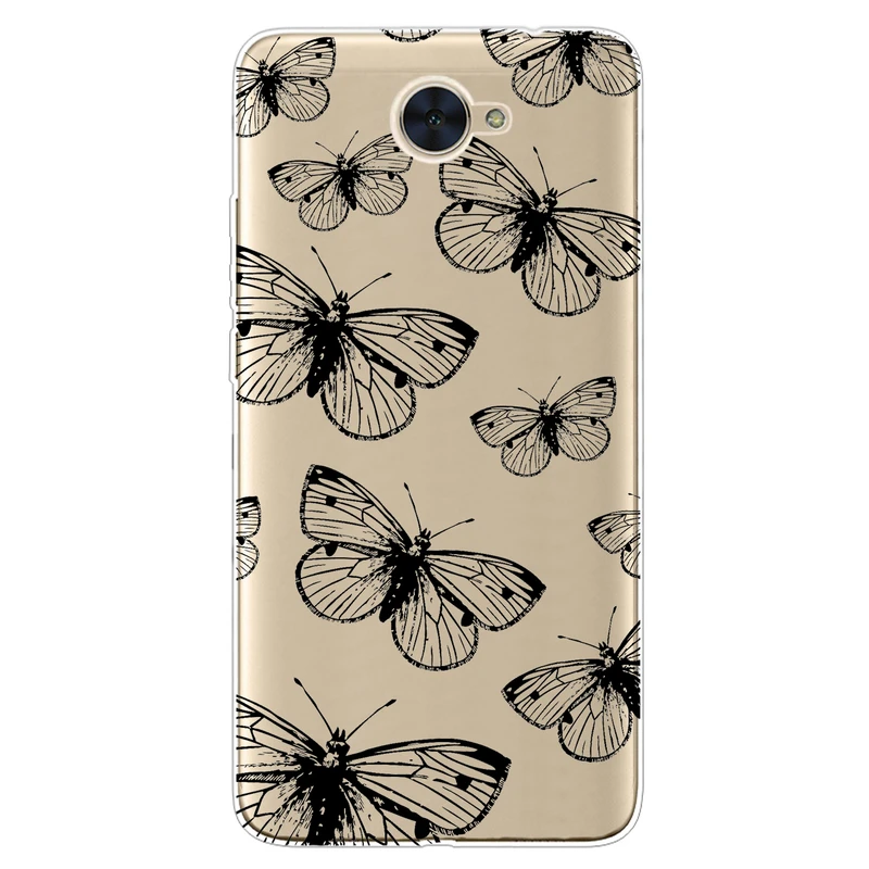 کاور مگافون طرح پروانه مدل C54-B مناسب برای گوشی موبایل هوآوی Y7 2017 / Y7 Prime 2017