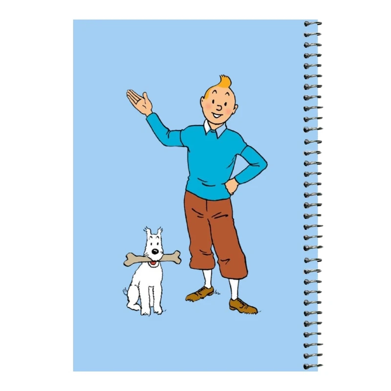 دفتر مشق 80 برگ اس جی مدل تن تن و میلو کد 2     