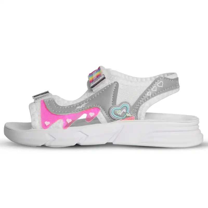 صندل دخترانه مدل RAINBOW کد WHT رنگ سفید