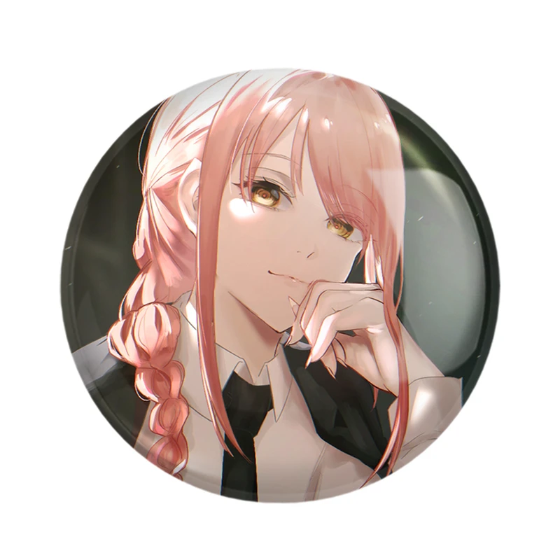 مگنت خندالو مدل ماکیما انیمه مرد اره ای Chainsaw Man  کد 23223