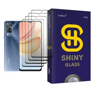 Atouchbo Shiny Glass4 Ceramics Screen Protector For  Y33 Pack Of 4