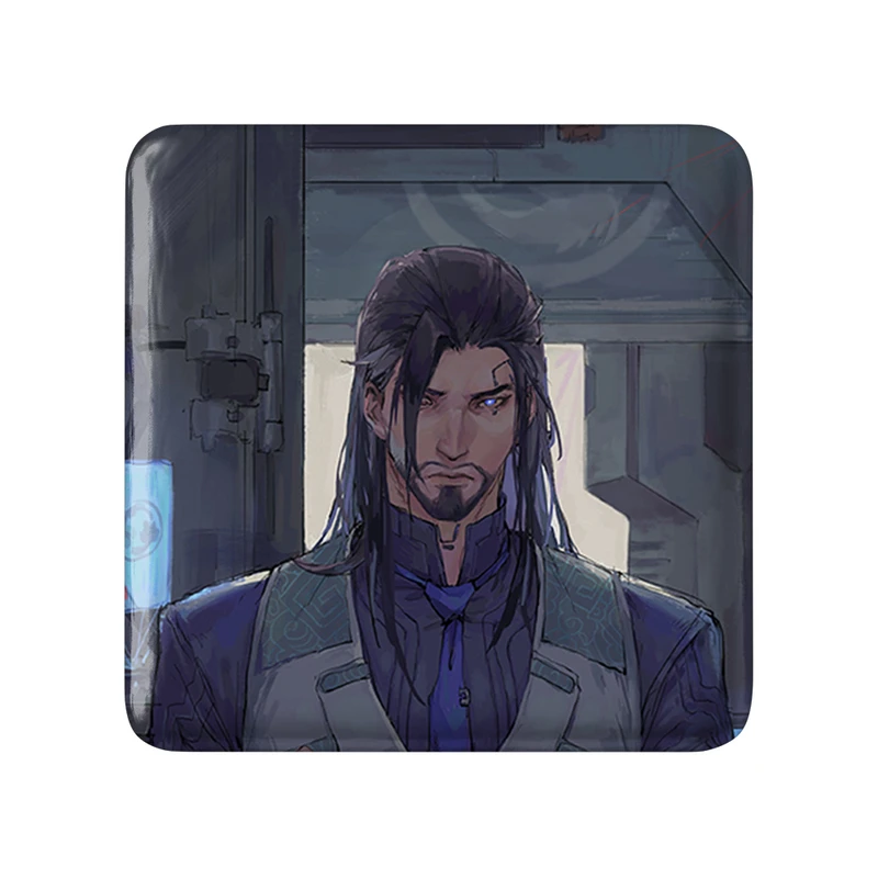 پیکسل خندالو طرح بازی اورواچ (Overwatch) مدل مربعی کد 31605