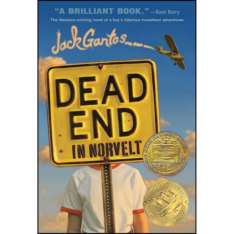کتاب Dead End in Norvelt  اثر Jack Gantos انتشارات Square Fish