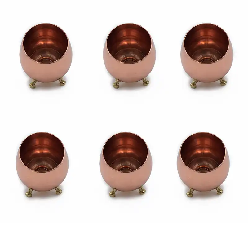 ظرف مسی مدل گوی بسته 6 عددی