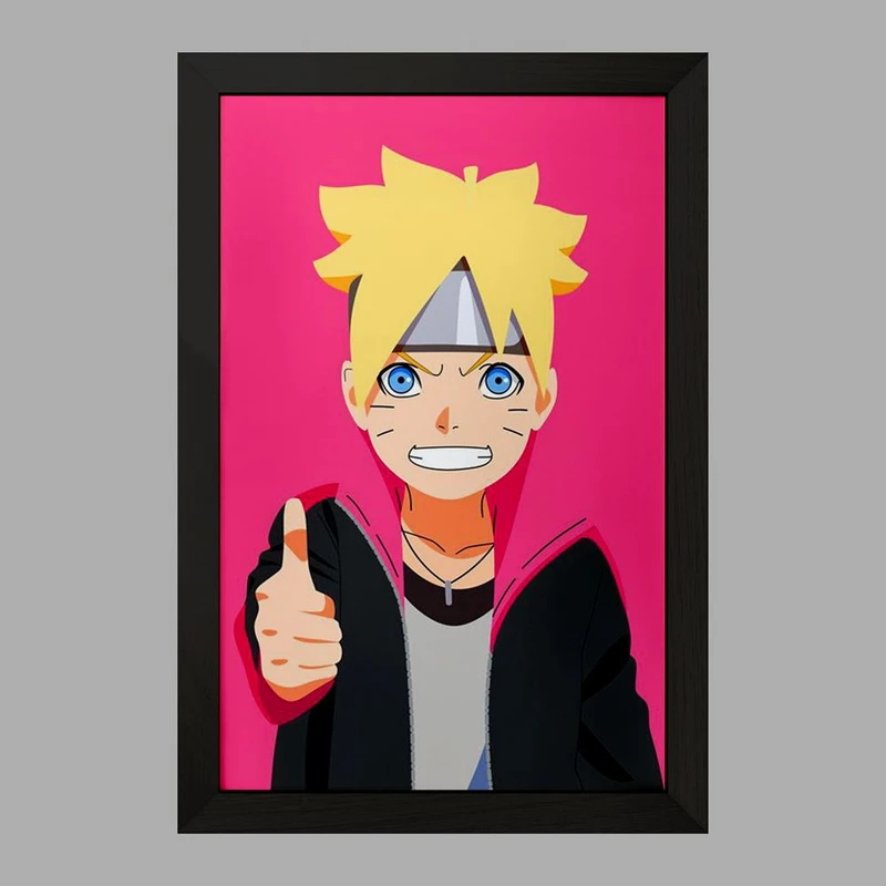 تابلو خندالو مدل بوروتو اوزوماکی انیمه بوروتو Boruto  کد 13131